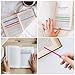 LALAFINA 6sets Transparent Highlighter Tape Removable Marking Strips for Books Teacher Tape and Page Markers for Office and School Use Bright Colored Tags Easy to Use and Remove