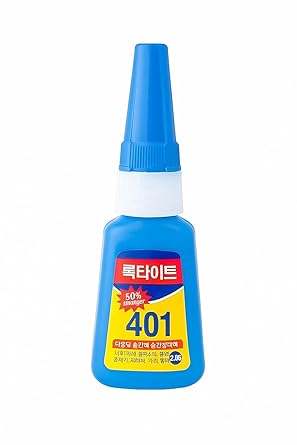 401 Super Strong Professional Nail Glue, Brush On Bond for Acrylic and Press On Nails, Long Lasting Gel Adhesive