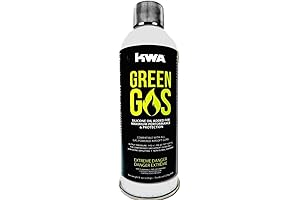 KWA Green Gas for Airsoft Guns, 8oz Can: Premium Fuel for Enhanced Performance