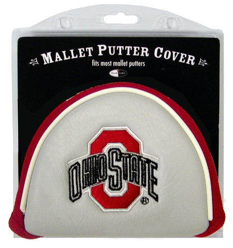 Team Golf NCAA Golf Club Mallet Putter Headcover, Fits Most Mallet Putters, Scotty Cameron, Daddy Long Legs, Taylormade, Odyssey, Titleist, Ping, Callaway, Ohio State Buckeyes