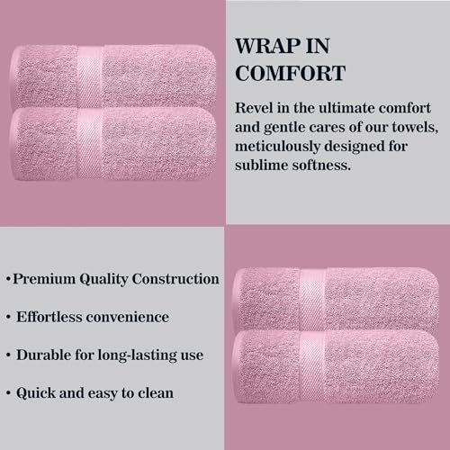 Image of Sulfar 100% Terry Ring Spun Cotton Face Towel - Quick-Dry, Highly Absorbent (480 GSM) (30 x 30 Cm) Soft Berry (Pack of 2)
