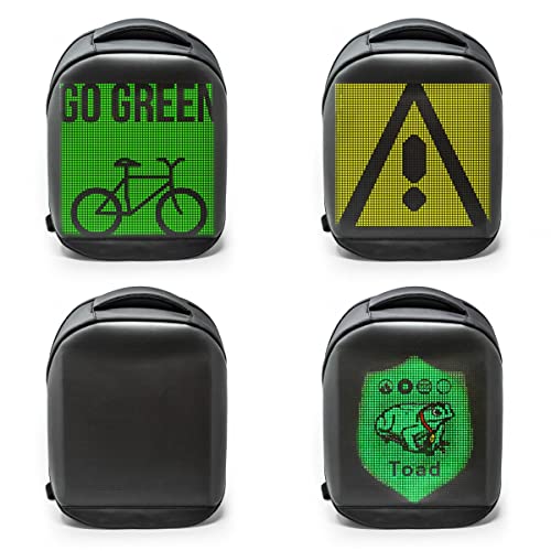 Sac à dos pixel connecté TOAD T-LEDBAG pour cycliste urbain - 5