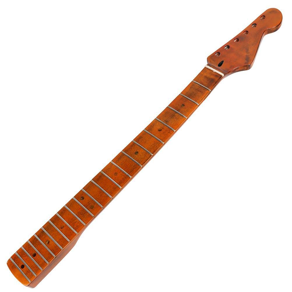 Tumnea - Manico per chitarra elettrica per chitarra elettrica, 22 tasti, manico per chitarra elettrica, acero, tastiera per chitarra elettrica, compatibile con chitarra elettrica