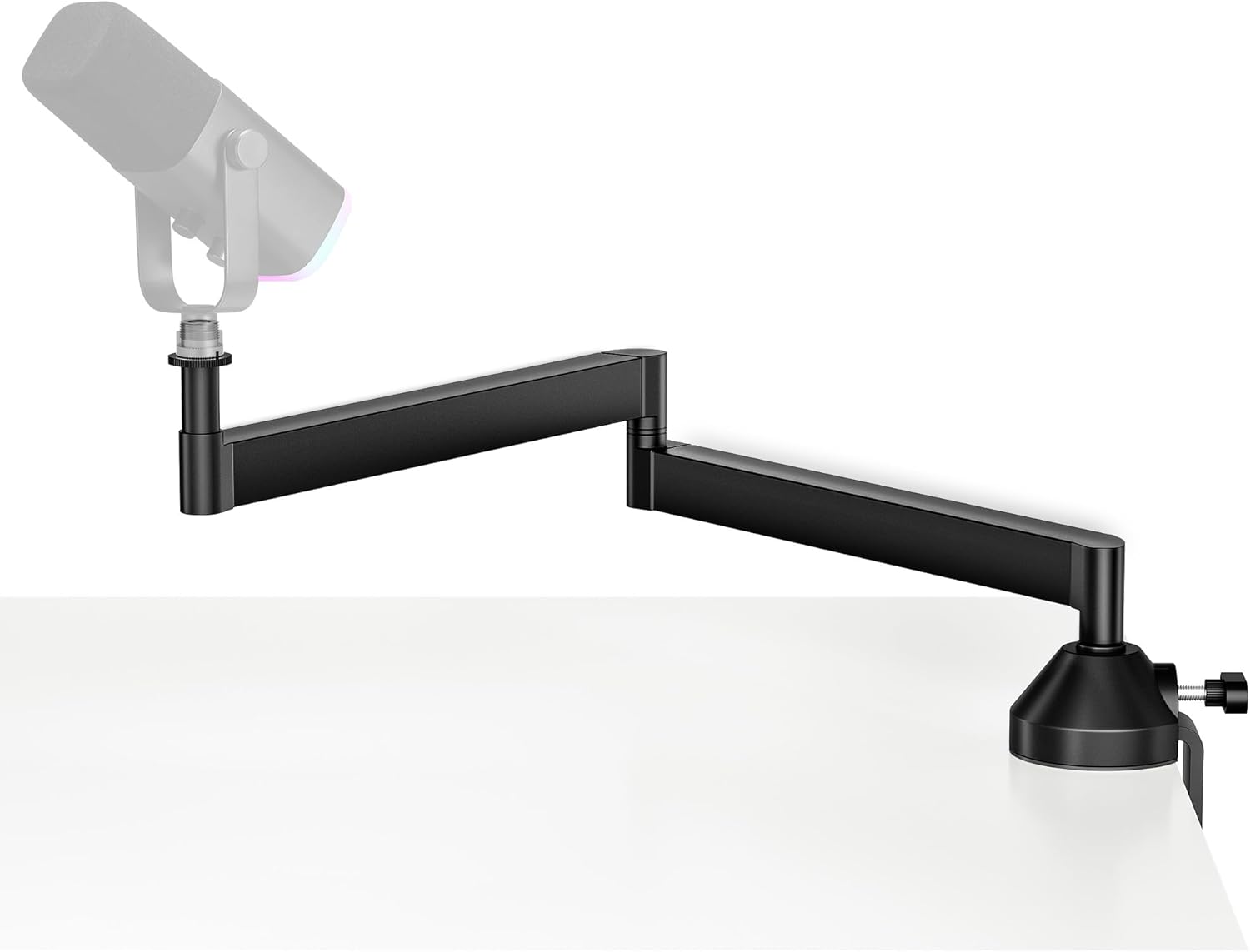 InnoGear Low Profile Mic Arm, 360° Rotatable Microphone Arm Stand Foldable Desk Mic Boom Arm for Fifine AM8 K669B Blue Yeti HyperX QuadCast SoloCast AT2020 and Other Mics