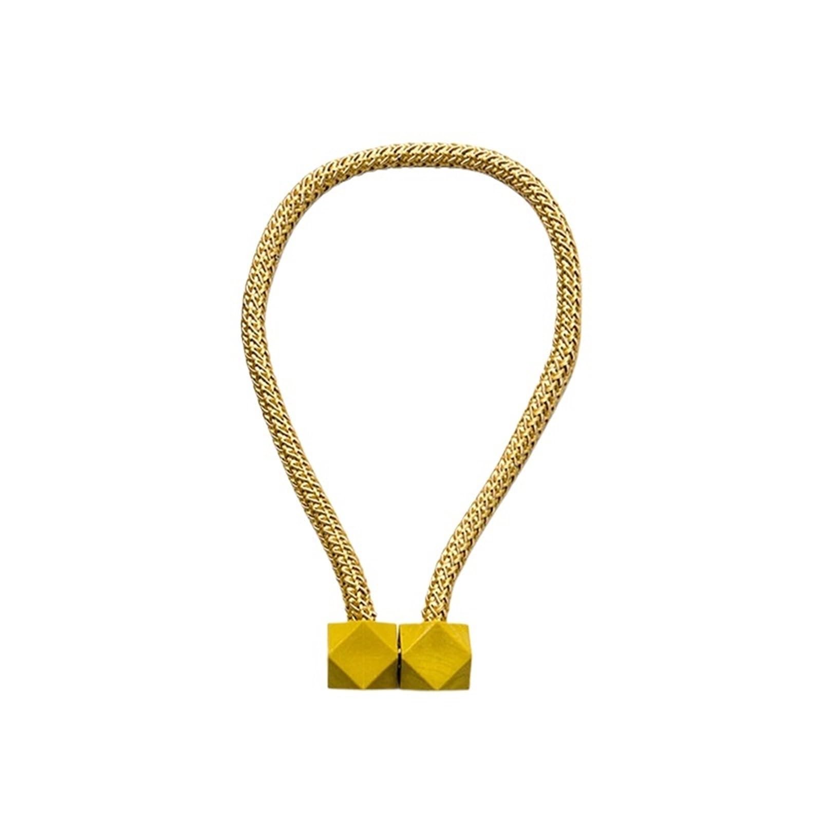 Curtain Tiebacks Solid Color Curtain Hooks Tiebacks Tie Backs Holdbacks Curtain Tiebacks(Yellow)