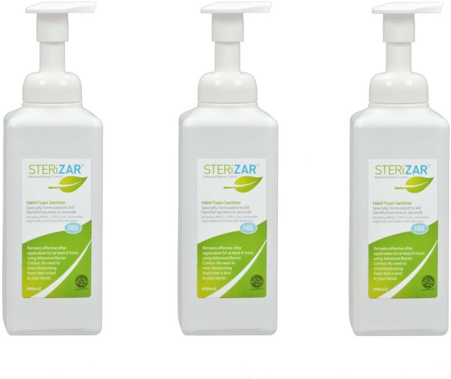 SZRF600X3 Alcohol-Free Hand Foamer Sanitiser 600ml x3