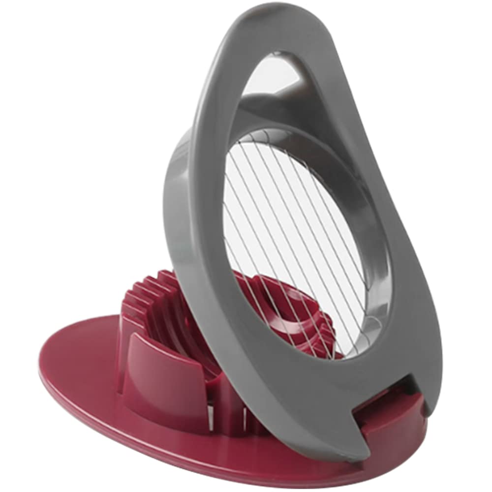Starchef Stainless Steel Preserved Egg Ham Banana Cutter Slicer, Slice Boiled Eggs Preserved Eggs Hams Bananas Effectively(Purple) — image 1
