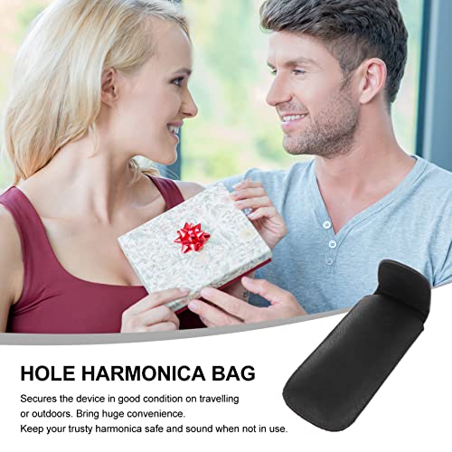 FOMIYES Étui en Cuir pour Harmonica PU Cuir Unique Harmonica De Rangement Portable 10 Trous Harmonica Pochette De… - Les Beatles, Paul McCartney, John Lennon, RIngo Starr, George Harrison FOMIYES Étui en Cuir pour Harmonica PU Cuir Unique Harmonica De Rangement Portable 10 Trous Harmonica Pochette De… – Image 8