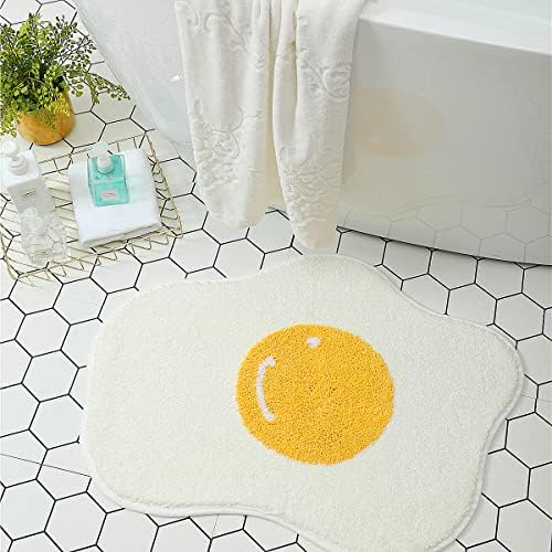 Amazon.com: FROZZUR Egg Rug Cute Bath Mat for Bathroom, Welcome Mat Non ...