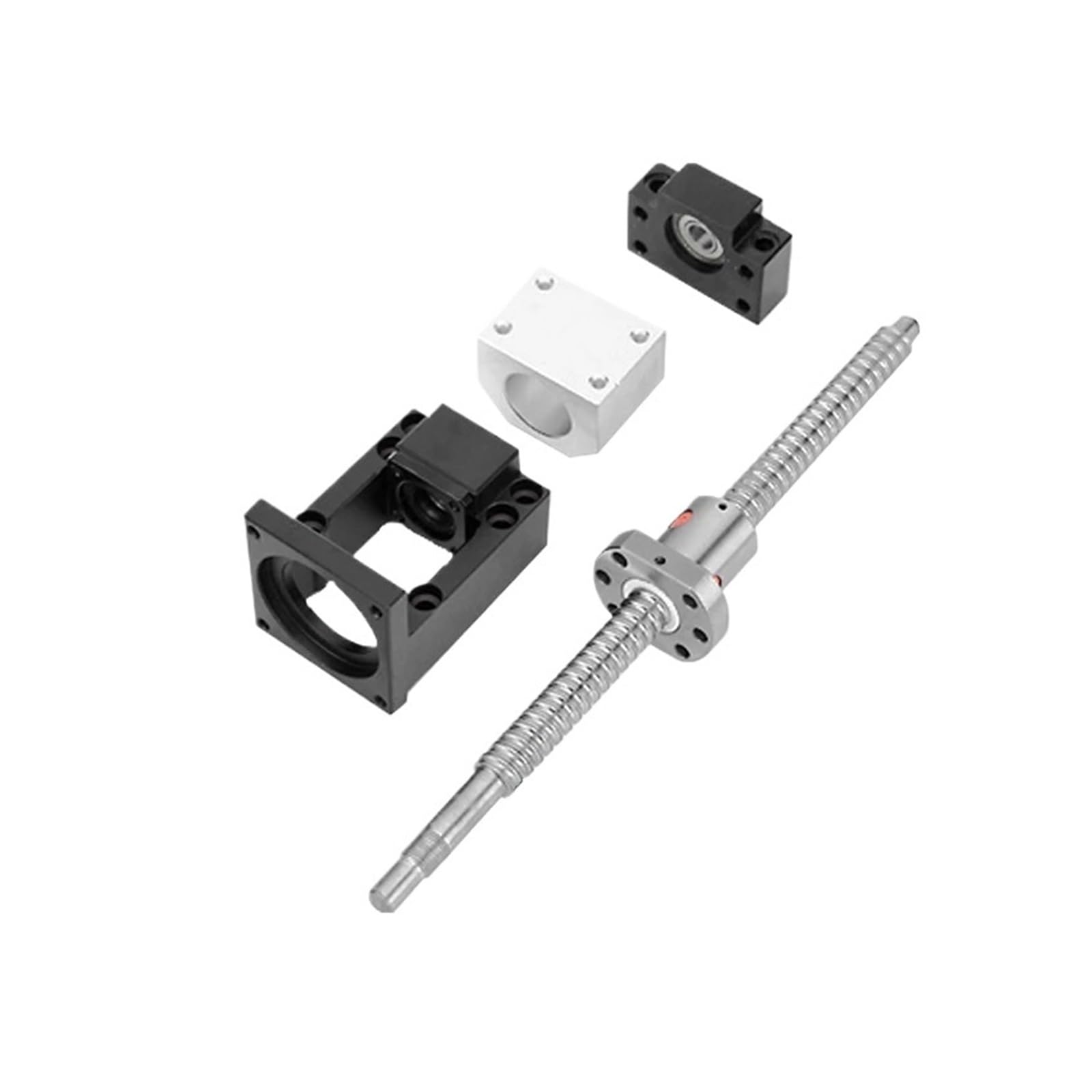 Metal Ball Screw nut end Processing 1200mm-2000mm SFU2020 HM15-86 for Nema34 C7 BF20+ Ball Screw SFU2020+Plum Coupling XB30*40 +Coupler DSG20H(1850mm)