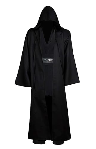 GOLDSTITCH Tunic Costume Mens Tunic Hooded Robe Full Set Halloween