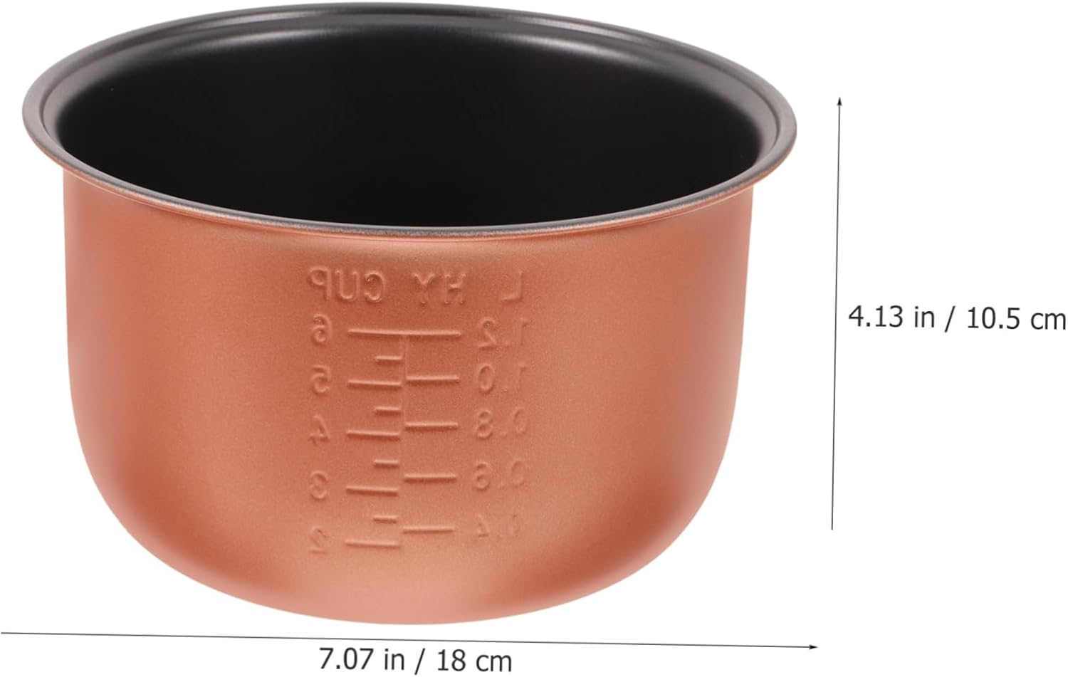 Aluminum Alloy Pot Liner for Rice Cooker Replacement Pot Steamer Liner Electric Cooker Accessory