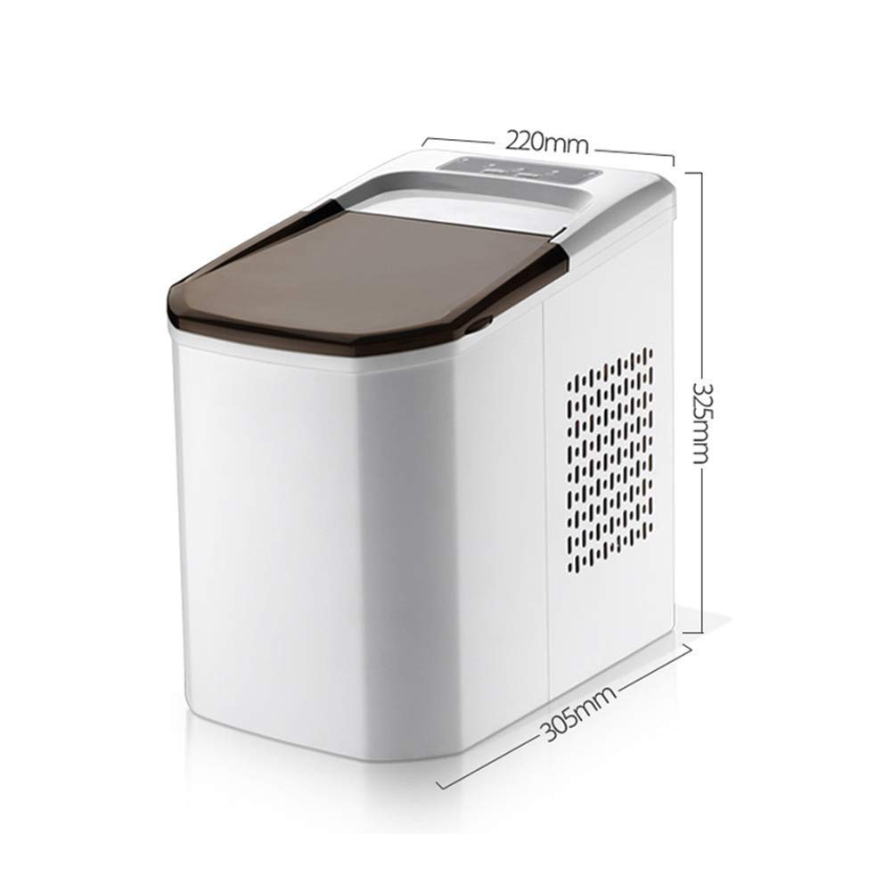 Ice Cube Maker Ice Maker Desktop Household Freezer, Providing 15Kg of Ice Cubes in 24 Hours with Removable Basket and Ice Scoop Quiet and Easy to Operate Ideal for Party on Fridge.com