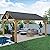 EAGLE PEAK 13x15 Hardtop Wood Gazebo, Outdoor Cedar Wood Frame Pavilion with Galvanized Steel Gable Roof for Patio, Deck, Backyard, Garden, Natural Wood/Black