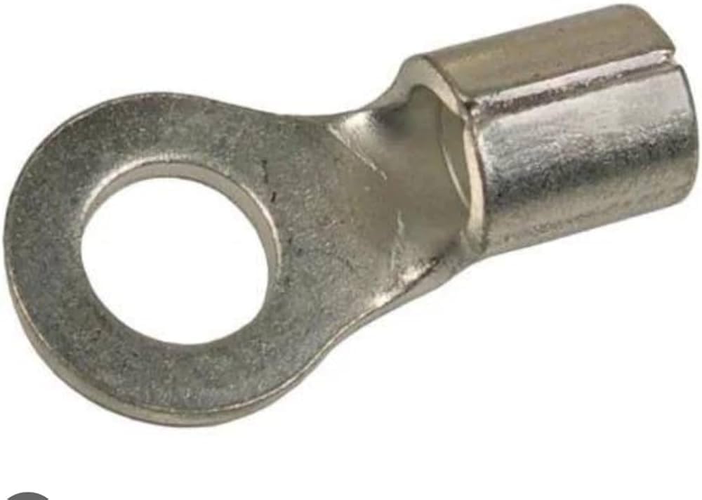 Non Insulated Cable Terminals Lugs for 10sqmm Cable Having 8mm Stud Hole Ring Terminal Lugs Wire Connector (50)-image-9