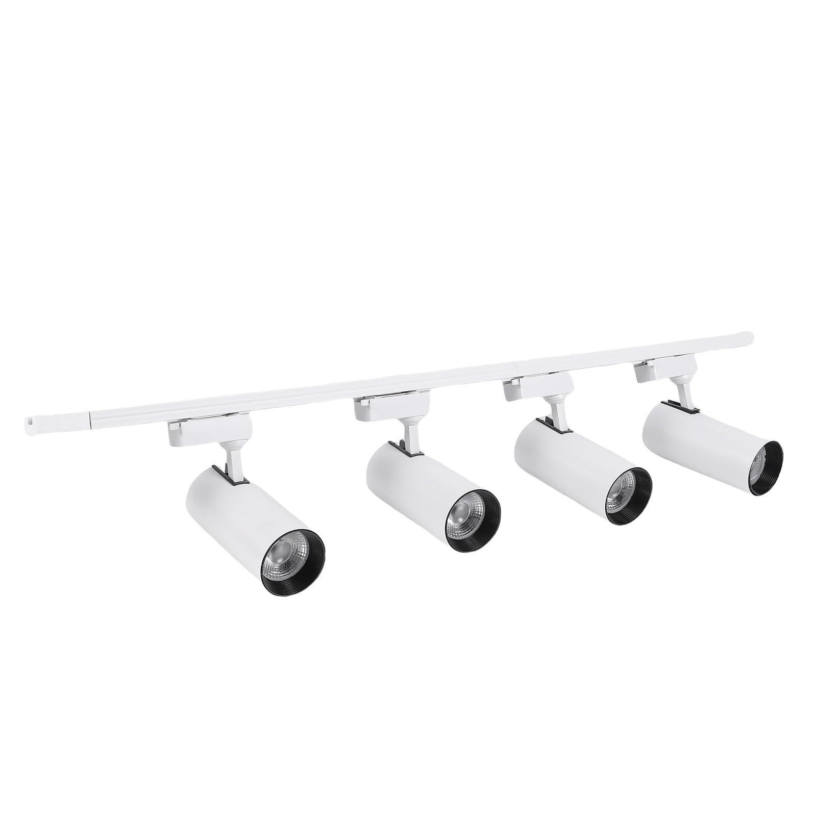 Zestaw Oświetlenia Szynowego LED 4, 30W 6000K COB Oświetlenie Punktowe Sufitowe Nowoczesne Oprawy Oświetleniowe LED, Regulowane Kierunkowe, do Sypialni, Salonu, Sklepów