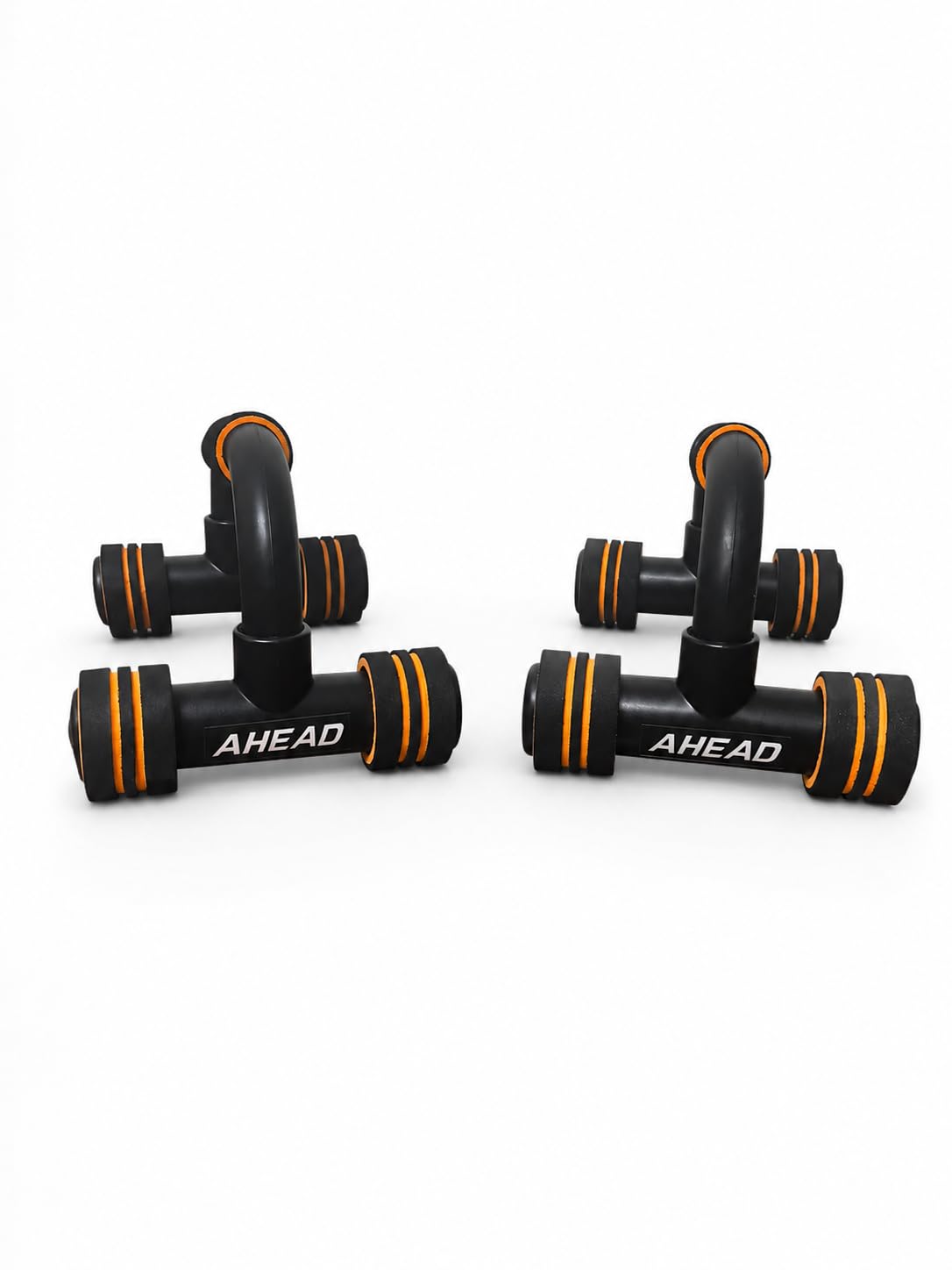 Push Up Bar Stands for Gym and Home Workout, Multicolor | Non-Slip Grip, Foam Padded Handles, Upper Body Workout, Sturdy Build, Home Gym Use, Pack of 2-image-20