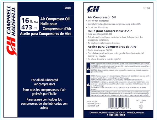 Campbell Hausfeld 16oz Oil MP12
