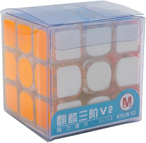 Miniatura 3 de GAN 356 M LITE - Cubo de velocidad de 3 x 3 pulgadas, sin calcomanías, cubo mágico magnético de 3 x 3, rompecabezas de juguetes clásicos para niños