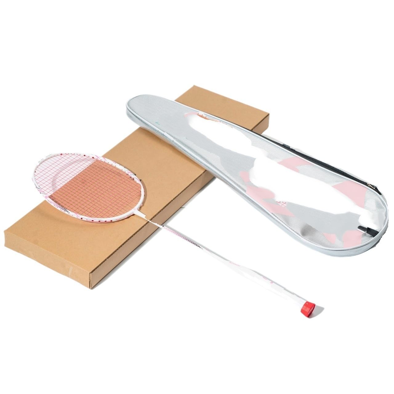 Badminton Set Racchetta in Fibra di Carbonio Ultraleggera 62 g Max 32 libbre Inclusa Borsa da Badminton in PVC