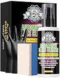 Kingvo Car Glass Cleaner Spray, Windshield Washer Fluid,Car Window Cleaner Auto Detailing Supplies Shower Door Water Spot Remover Washing Kit,100g