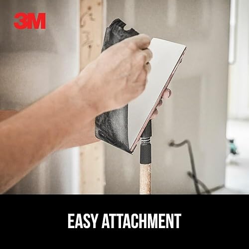 Miniatura 5 de 3M Pantallas de Lijado para Paneles de Yeso, 4 316 in x 11 14 in, 150 grano, 10 hojas