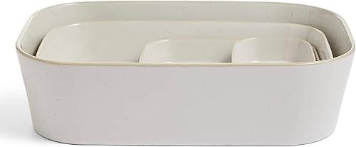 Miniatura 2 de Royal Doulton Urban Dining - Juego de 5 piezas para cocinar y servir, color blanco