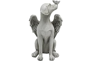 Cherished Remembrance: Dnoifne Angel Dog Memorial Statue for Eternal Companionship
