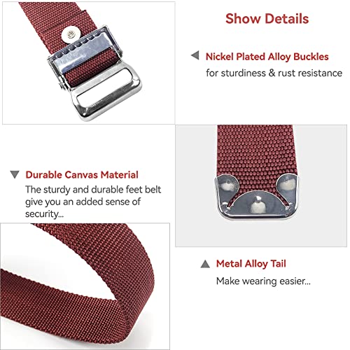 image for XINHNMUU 2PCS Drywall Stilts Leg Band Straps, Drywall Stilt Replacemen