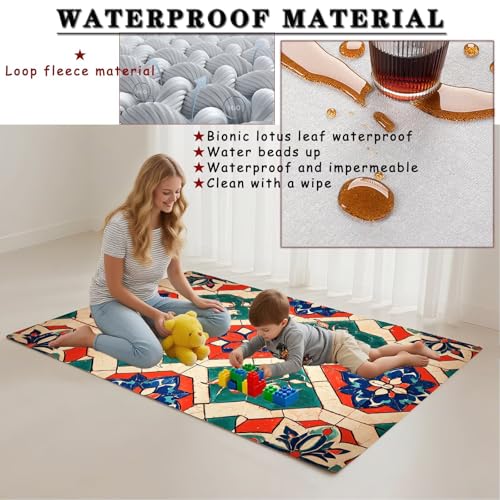 Tapis de salon lavable 50x80 cm doux pour sublimer votre chambre - 3