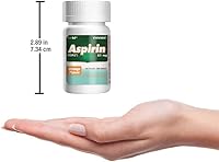 Vista 8 de HealthA2Z® Aspirina 81 mg Tabletas masticables de baja potencia Alivio del dolor y reducción de la fiebre Sabor a naranja Reduce dolores