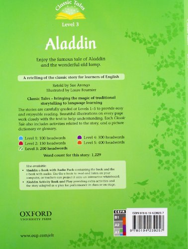 Classic Tales Second Edition: Level 3: Aladdin
