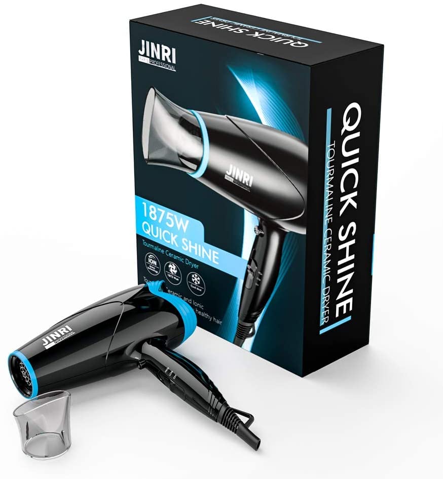 Professional Ionic Hair Dryer with Concentrator, ETL Certified