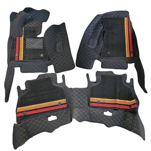 Tapis de sol voiture noir pour X5 G05 pour éviter l'usure et les taches de boue