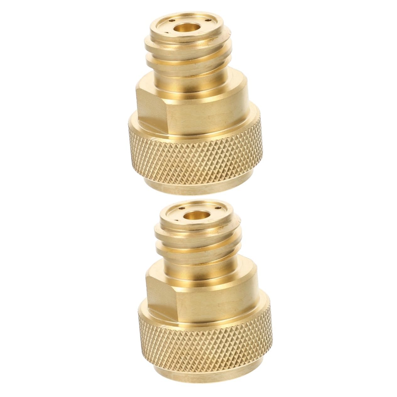 IMIKEYA 2 Juegos Adaptador De Agua De Soda Equipo De Cerveza Cilindro De Co2 Accesorios Ar Bote De Co2 Cilindro De Gas Co2 Accesorio De Agua De Soda Suministro De Agua con Gas Golden Latón