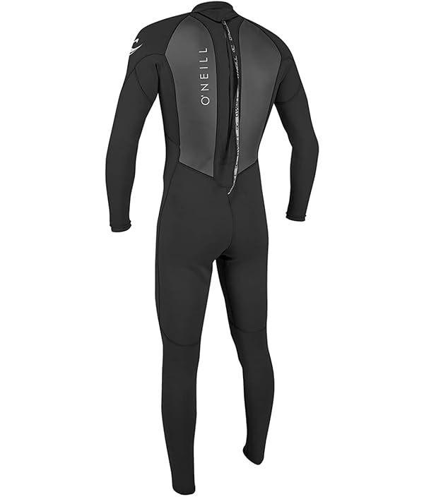 O'Neill Men's Reactor-2 3/2mm Back Zip Full Wetsuit, Black/Black, XL by O'NEILL - Image 2