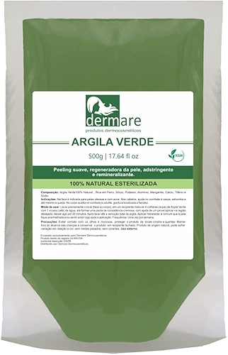 DERMARE Argila Verde Detox 500G Dermare