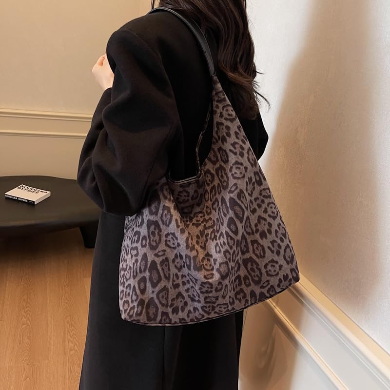 Cheetah Leopard Print Tote Bag Large Capacity Bag Leopard Bag Women Shopper Women's Bag - Image 2
