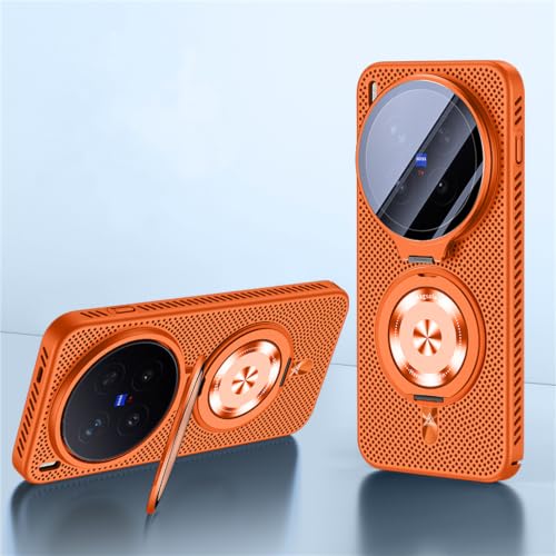 Coque pour Vivo X300 Ultra TIANYUE orange en PC rigide mince