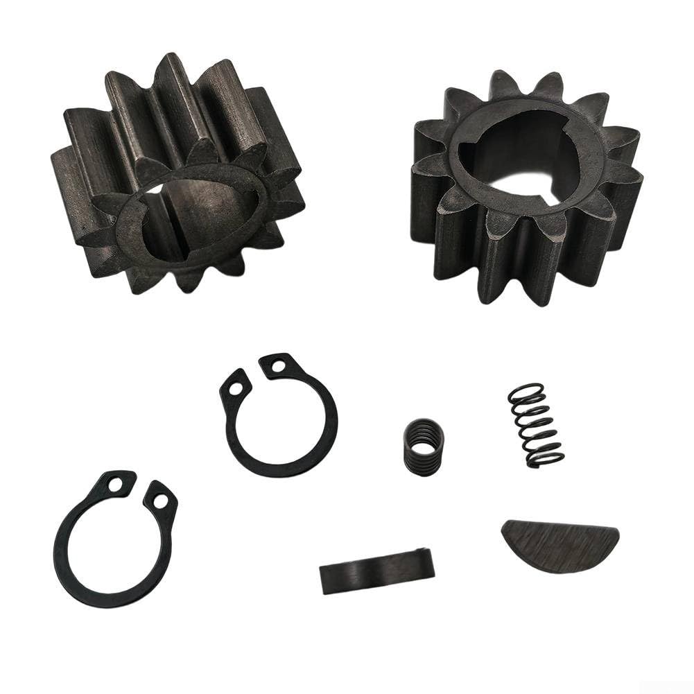 Kit di ruote per tosaerba Honda HRN216 da 20,3 cm con ingranaggio di trasmissione, in plastica resistente, set di ricambio posteriore anteriore (ruote posteriori + ingranaggi)