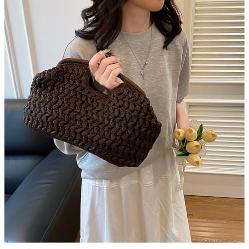 Woven Handbag Women's 2025 Summer Texture Western Style Beach Holiday Handbag3