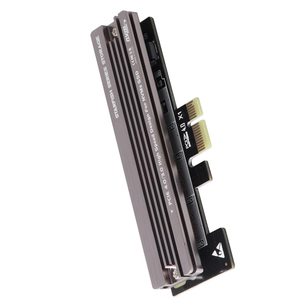 Wuden M.2 SSD NVME to PCIe 4.0 Adapter with Heatsink PCI Express Expansion Card for Desktop PC