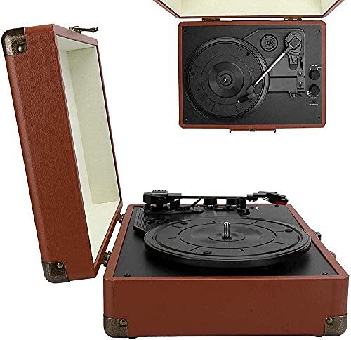 Tourne-Disque Gramophone Tourne-Disque Tourne-Disque Tourne-Disque Vinyle Prise en Charge des disques Vinyle 7/10/12 Pouces et 33/45/78 RPM Turntable-Brown Chaque Famille - Les Beatles, Paul McCartney, John Lennon, RIngo Starr, George Harrison Tourne-Disque Gramophone Tourne-Disque Tourne-Disque Tourne-Disque Vinyle Prise en Charge des disques Vinyle 7/10/12 Pouces et 33/45/78 RPM Turntable-Brown Chaque Famille – Image 6