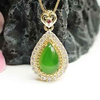 18k使用天然和田玉翡翠グリーン碧玉の円板型トップAB989 m39942859586_1.jpg?1740294524