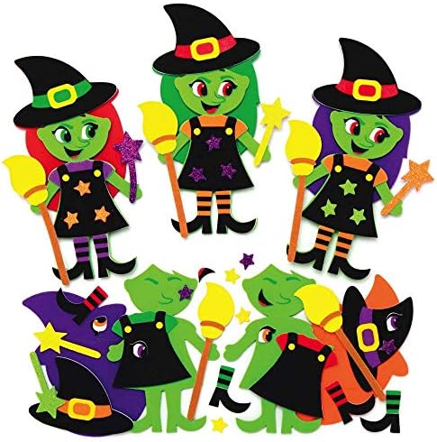 Kits Imanes Combinables Brujas de Halloween