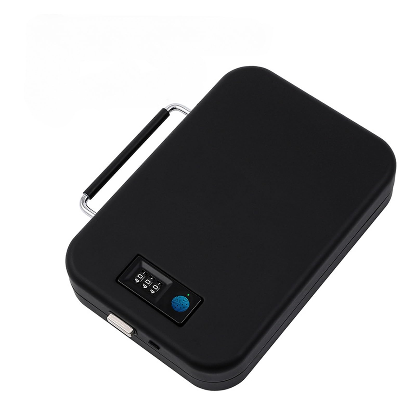 Biometric Fingerprint Password Safes Portable Safe Box Storage for Home Car Cash Smart Mini Safety(Portable)