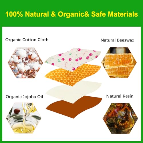 Beeswax-Food-Wraps-Roll-10-x-39Inch-Reusable-Beeswax-Wraps-Eco-Friendly-Sustainable-Food-Storage-Wraps-for-Sandwich-Cheese-Snacks-Fruit-Bread-Keep-Food-Fresher-Longer