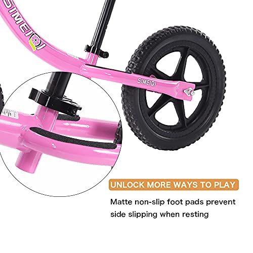 Image of 12 inch Balance Bike for Boys Girls 2 3 4 5 Years Old No Pedal Walking Balance Training Sports Bicycle for Kids Toddlers