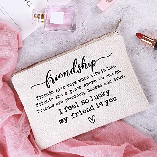 Friend Gift, Gift for Friend, Friendship Gift, Best Friend Gift, Makeup Case, Cosmetic Bag, Tote Bag, Bestie Present, Thank You Friend Gift, Christmas Gift3
