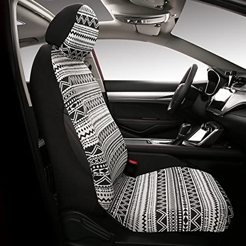 SOBONITO Auto-Sitzbezüge Vordersitze,Sitzbezug Set Universal für Fahrersitz und Beifahrer Zubehör,Schonbezüge,Schweres Deckentuch Stoff (FR-D)
